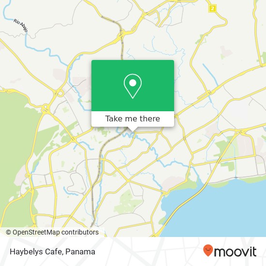 Mapa de Haybelys Cafe, Pueblo Nuevo, Ciudad de Panamá