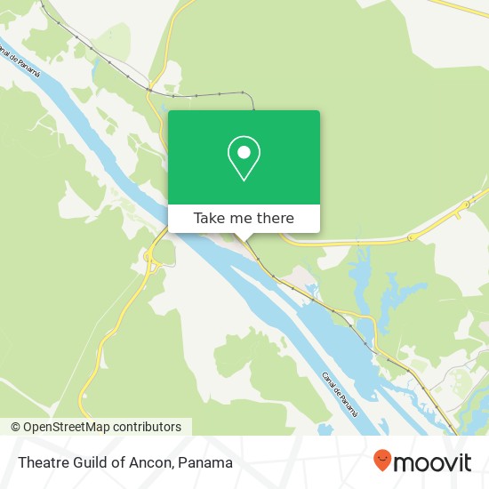 Theatre Guild of Ancon map