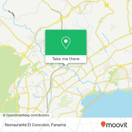 Restaurante El Concolon, Pueblo Nuevo, Ciudad de Panamá map