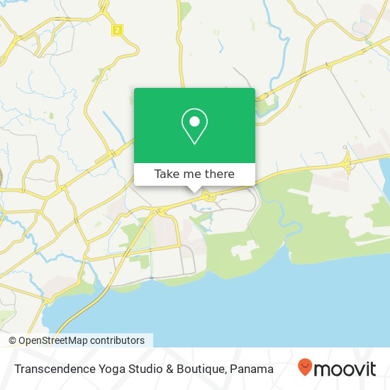 Mapa de Transcendence Yoga Studio & Boutique, Ciudad de Panamá