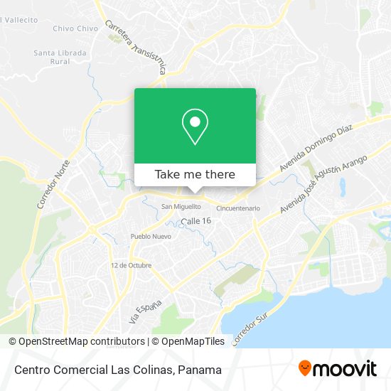 Centro Comercial Las Colinas map