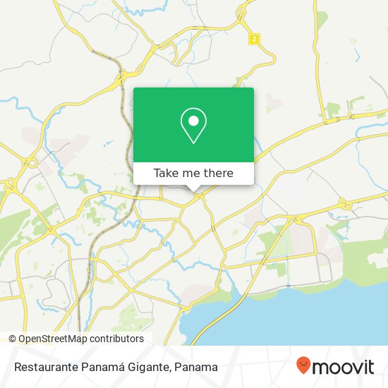 Restaurante Panamá Gigante, Mateo Iturralde, San Miguelito map