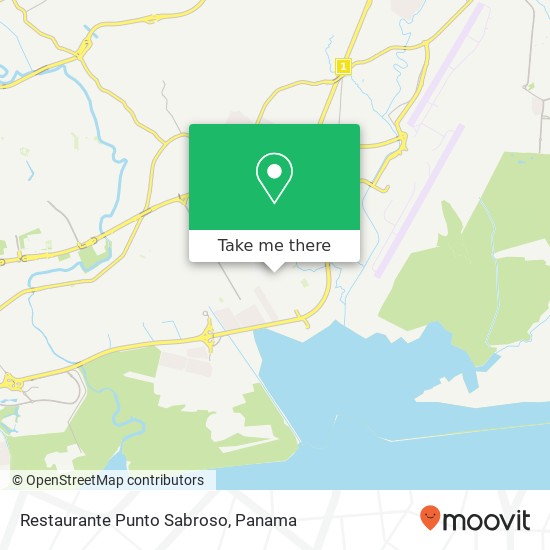 Mapa de Restaurante Punto Sabroso, Avenida Costanera Juan Díaz, Ciudad de Panamá