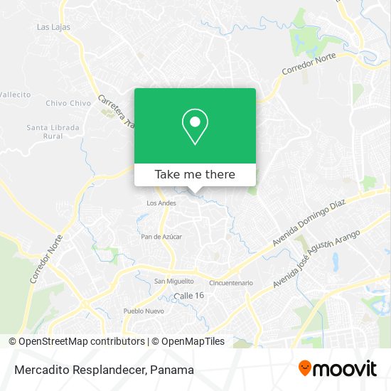 Mercadito Resplandecer map
