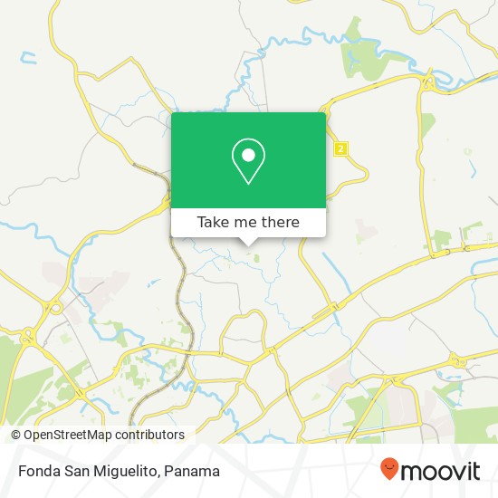 Fonda San Miguelito, Belisario Porras, San Miguelito map