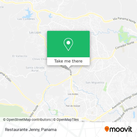 Restaurante Jenny map