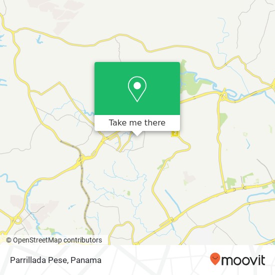 Parrillada Pese, Arnulfo Arias, San Miguelito map