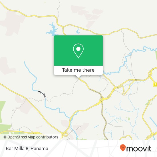 Bar Milla 8 map