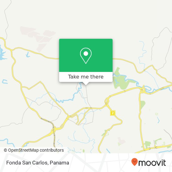 Fonda San Carlos, Belisario Frías, San Miguelito map