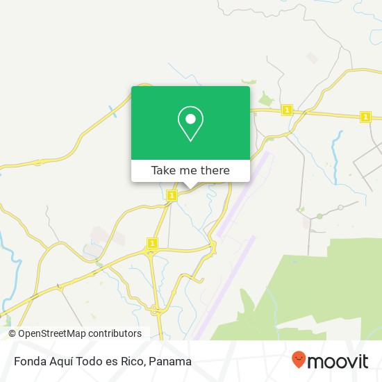 Fonda Aquí Todo es Rico, Avenida San Judas Tadeo Tocumén, Tocumén map