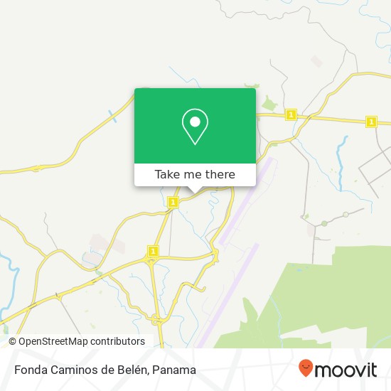 Fonda Caminos de Belén, Avenida José A. Arango Tocumén, Tocumén map