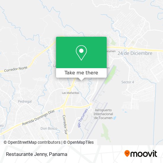 Mapa de Restaurante Jenny