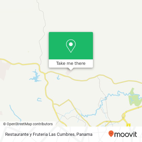 Restaurante y Fruteria Las Cumbres map