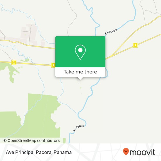 Ave Principal Pacora map