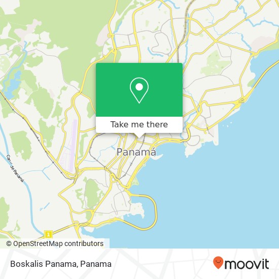 Boskalis Panama map