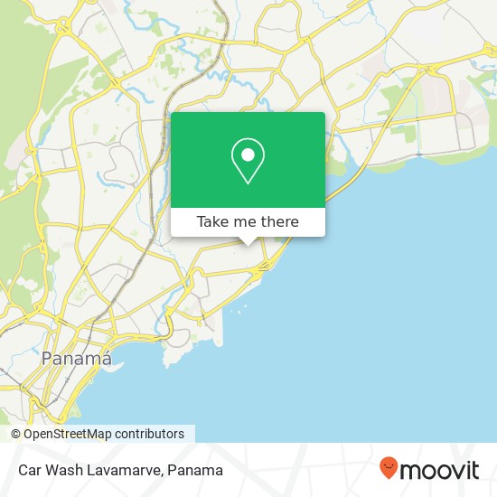 Car Wash Lavamarve map