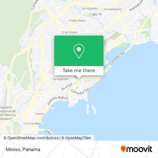 Mapa de Miniso