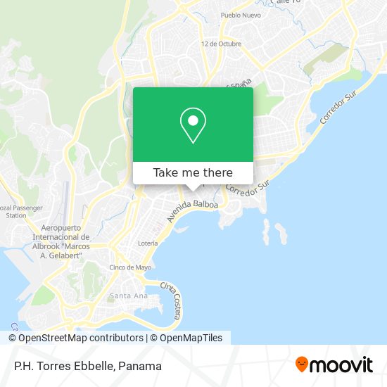 Mapa de P.H. Torres Ebbelle