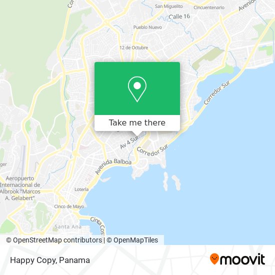 Mapa de Happy Copy