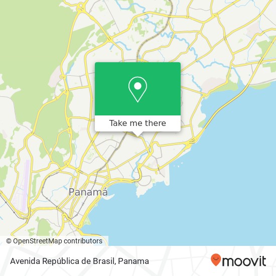 Avenida República de Brasil map