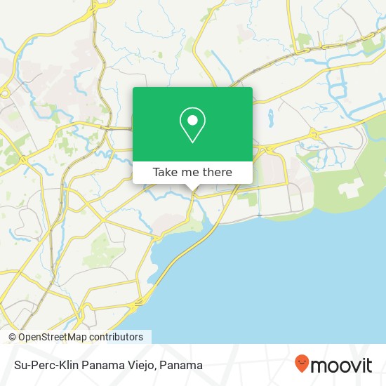 Su-Perc-Klin Panama Viejo map