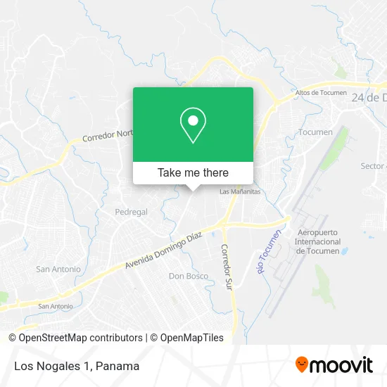 Mapa de Los Nogales 1