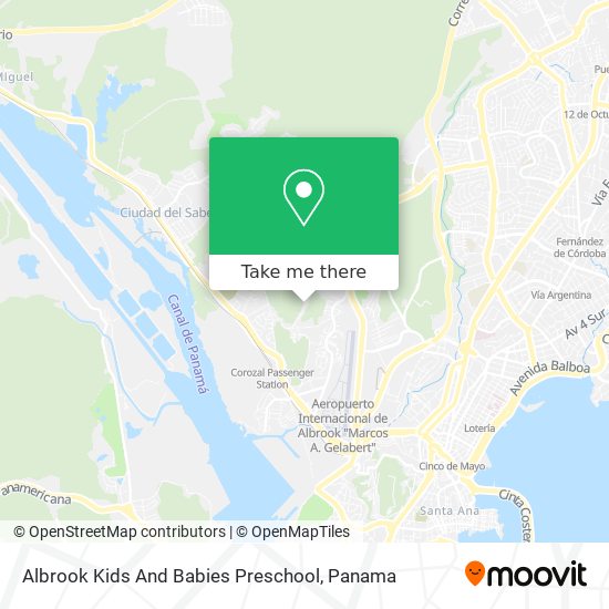 Mapa de Albrook Kids And Babies Preschool