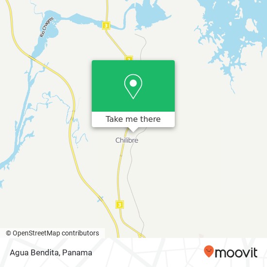 Agua Bendita map