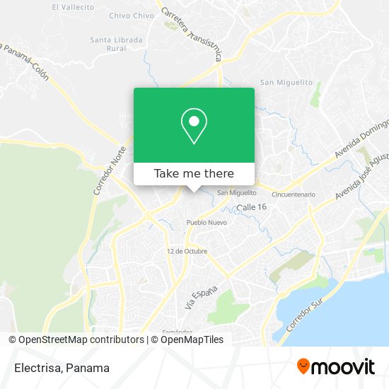 Electrisa map