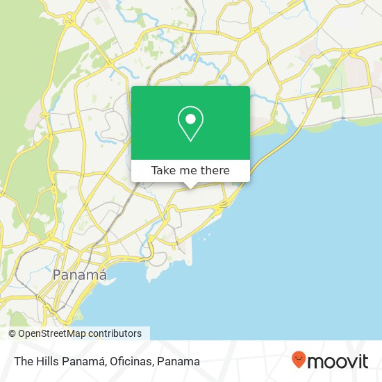 The Hills Panamá, Oficinas map