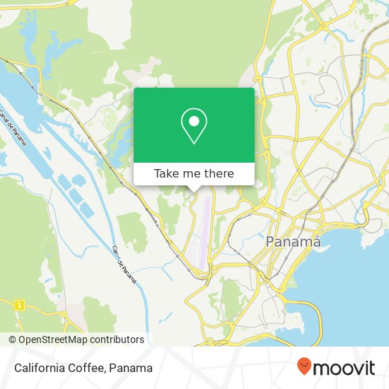 California Coffee map