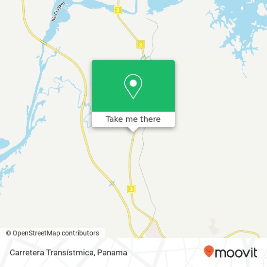 Carretera Transístmica map