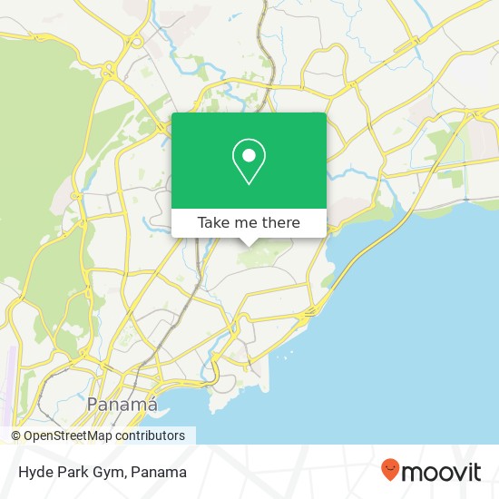 Hyde Park Gym map