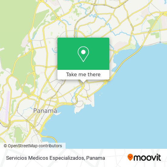 Servicios Medicos Especializados map