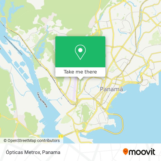 Ópticas Metrox map