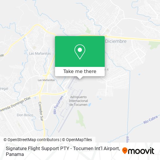 Signature Flight Support PTY - Tocumen Int'l Airport map