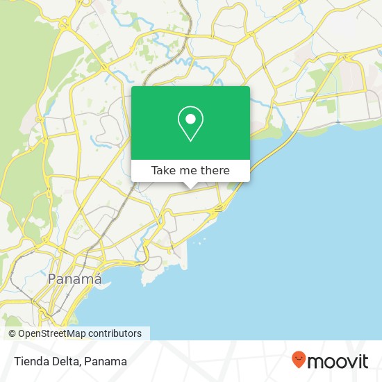 Tienda Delta map