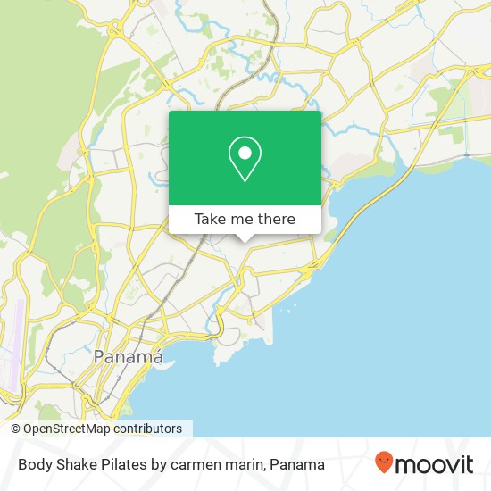 Mapa de Body Shake Pilates by carmen marin