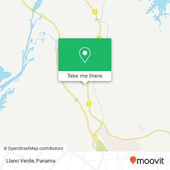 Llano Verde map