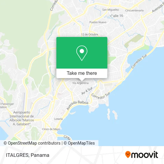 Mapa de ITALGRES