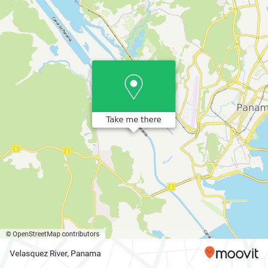 Velasquez River map