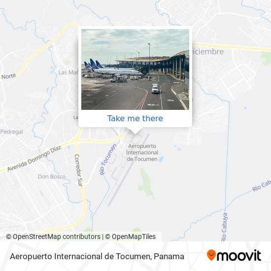 Aeropuerto Internacional de Tocumen map