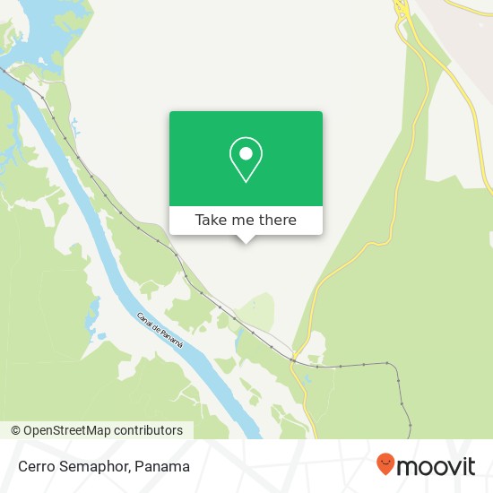 Cerro Semaphor map