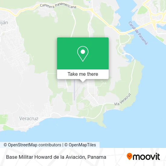 Base Militar Howard de la Aviación map