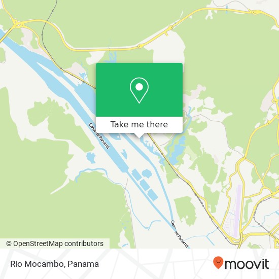 Río Mocambo map
