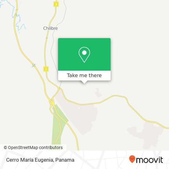 Cerro María Eugenia map
