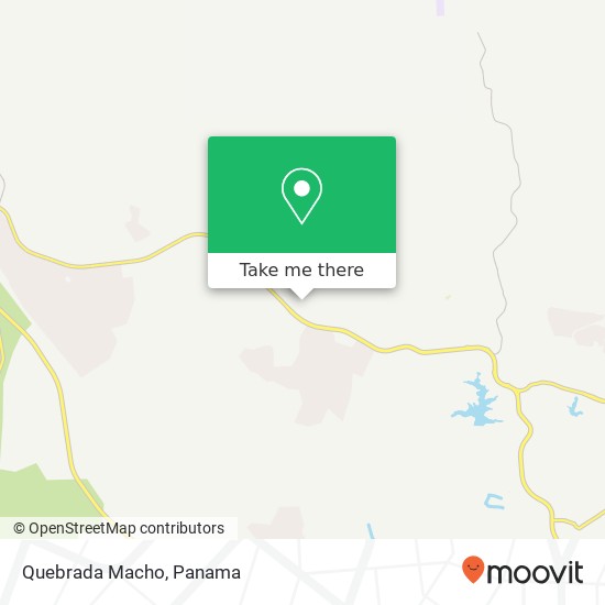 Quebrada Macho map
