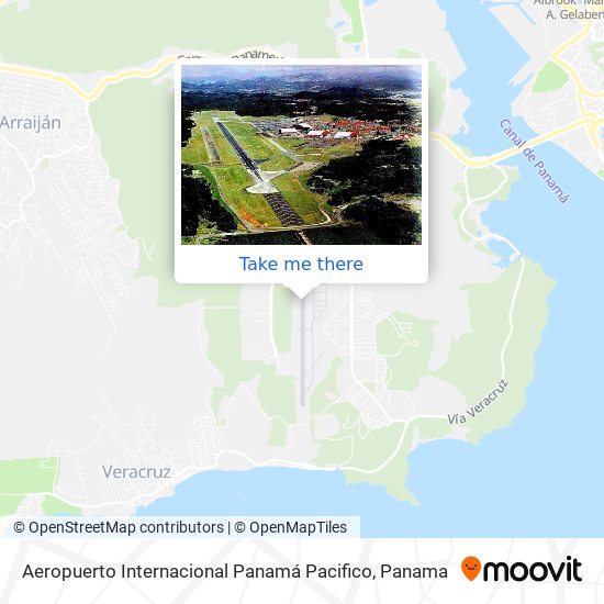 Aeropuerto Internacional Panamá Pacifico map