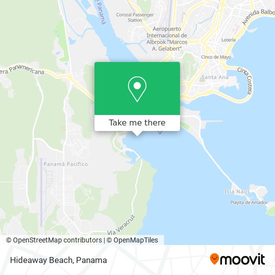 Hideaway Beach map