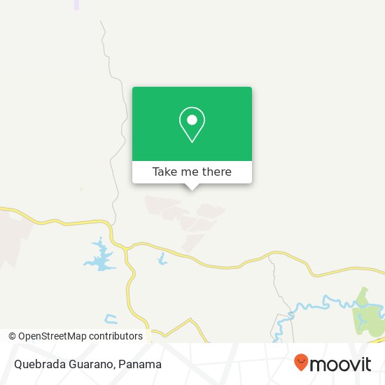 Quebrada Guarano map